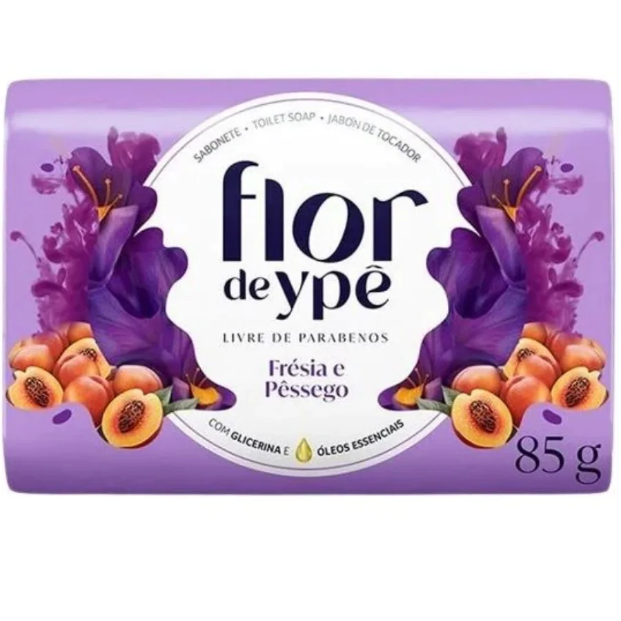 Sabonete Flor de Ypê Pêssego - 85gr - Imagem 1