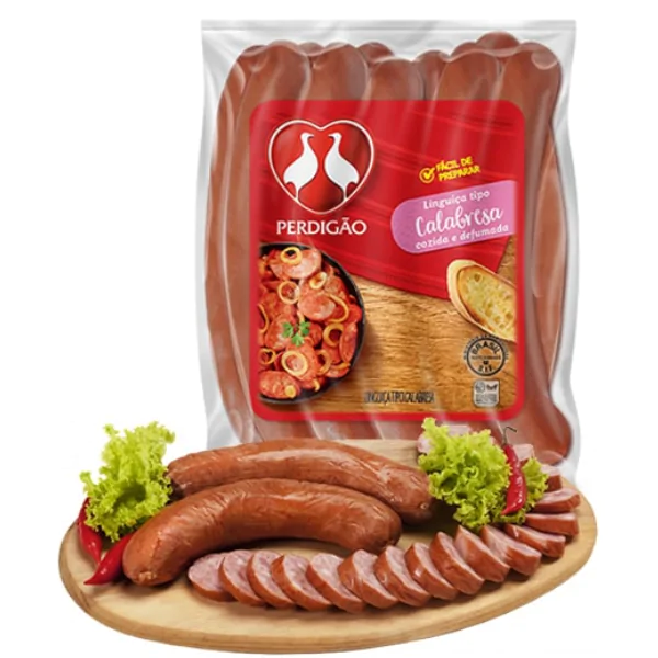 Linguiça Calabresa Perdigão - 500gr aproximadamente (2 Gomos) - Imagem 1