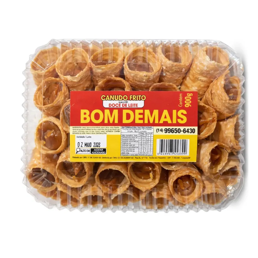 Canudo Recheio Doce de Leite - 25und - Imagem 2