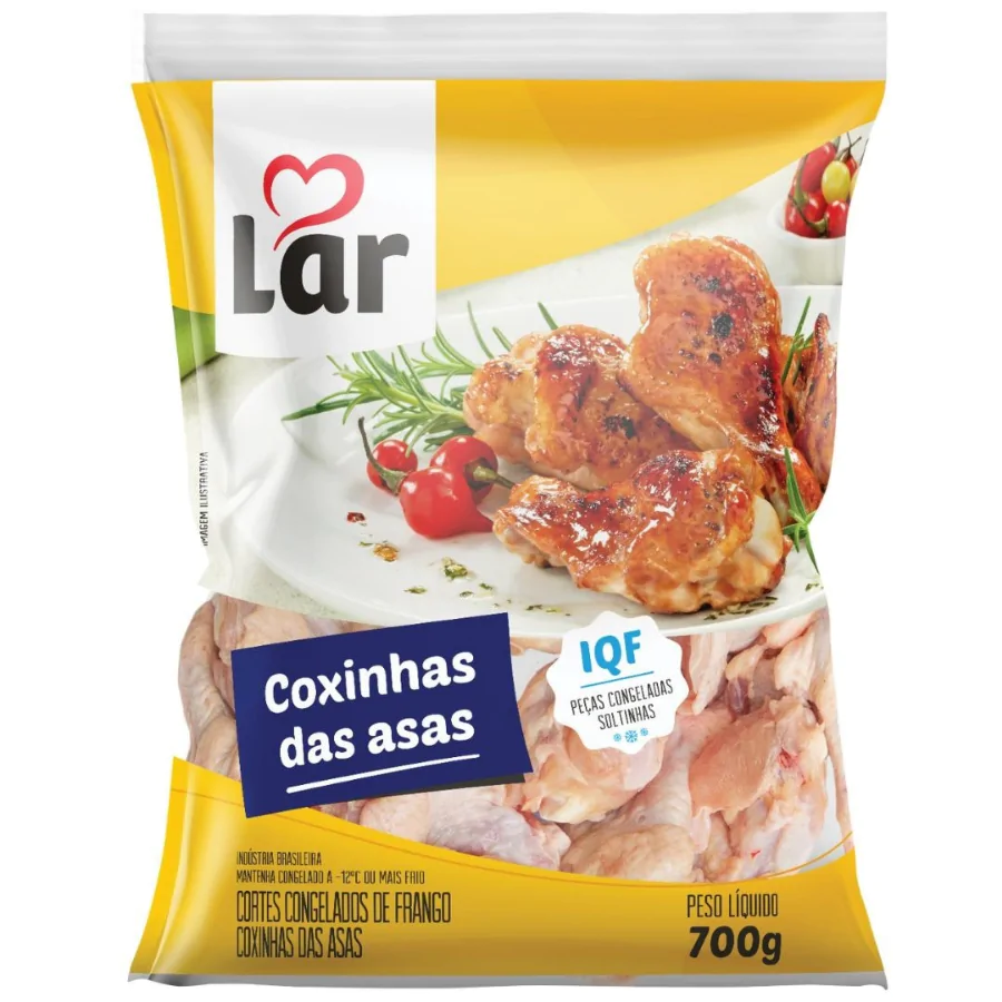 Coxinha da Asa (Drumette) 1a1 Lar - 700gr - Imagem 1