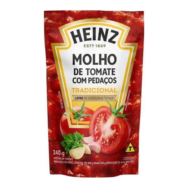 Molho de Tomate Tradicional Heinz - 240gr