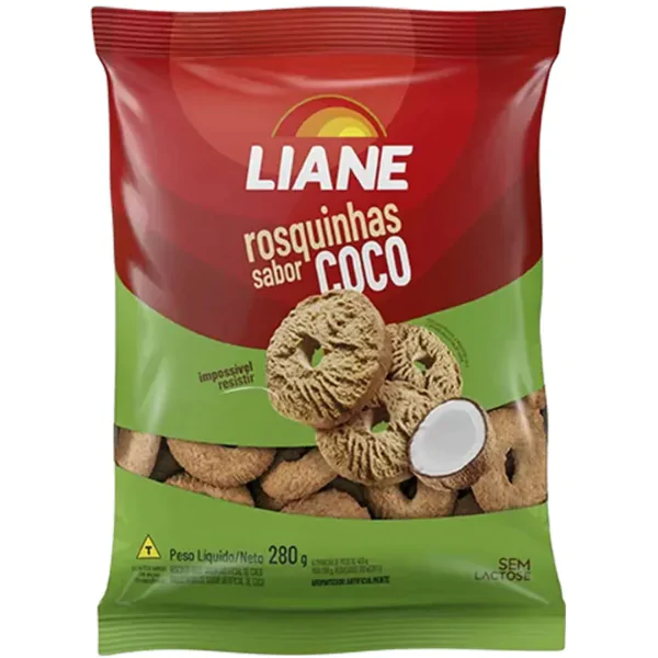 Rosquinha Liane Coco Zero Lactose - 280gr - Imagem 1