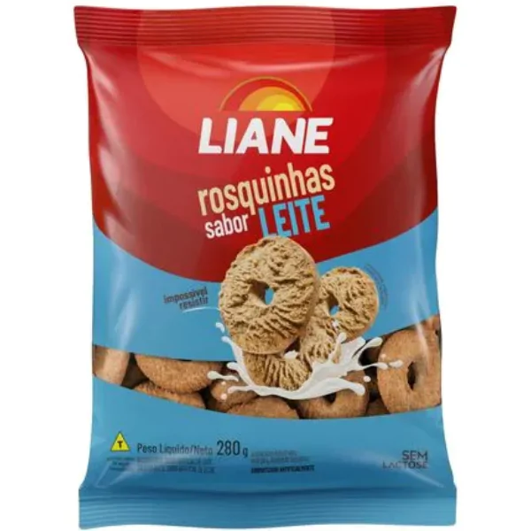 Rosquinha Liane Leite Zero Lactose - 280gr