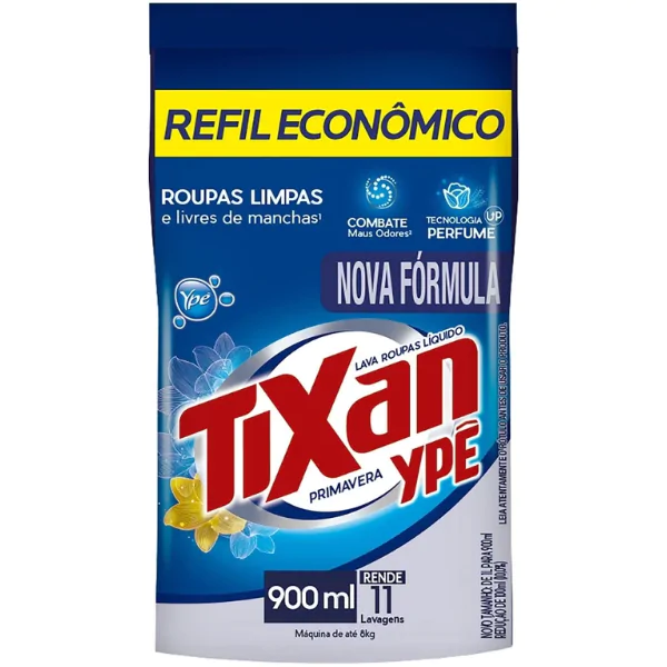 Sabão Líquido Tixan Primavera - 900ml