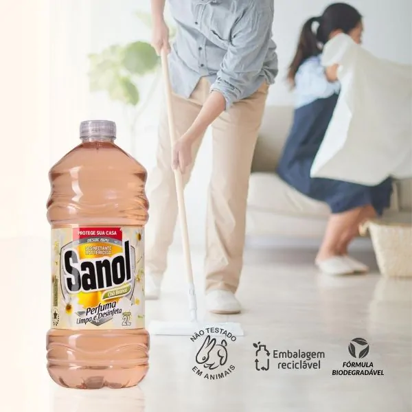Desinfetante Sanol Chá Branco - 2L - Imagem 3