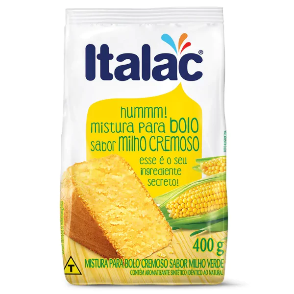 Mistura Bolo Milho Cremoso Italac - 400gr