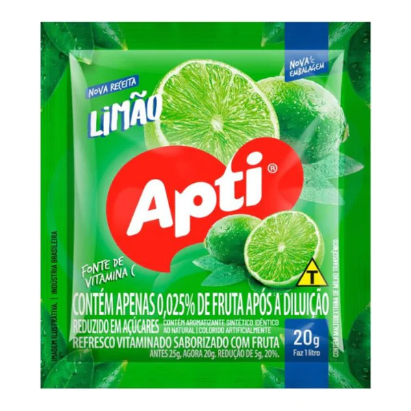 Refresco em Pó Apti Limão - 1L