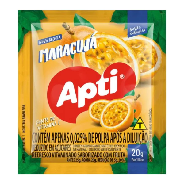 Refresco em Pó Apti Maracujá - 1L