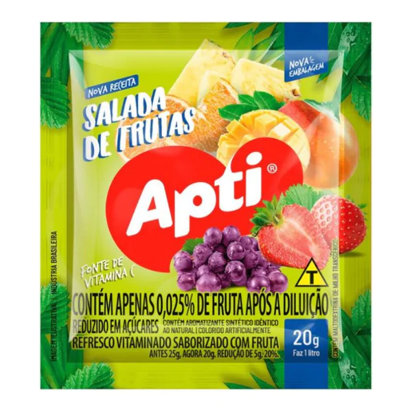 Refresco Apti Salada de Frutas Refresco em Pó Apti Salada de Frutas - 1L - Imagem 1