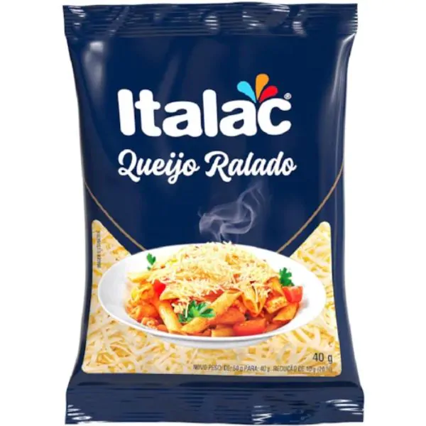 Queijo Ralado Parmesão Italac- 40gr