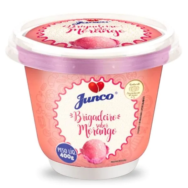 Doce Junco Brigadeiro de Morango - 400gr - Imagem 1