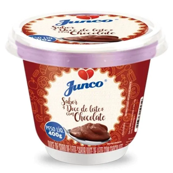 Doce Junco Sabor Doce de Leite com Chocolate - 400gr