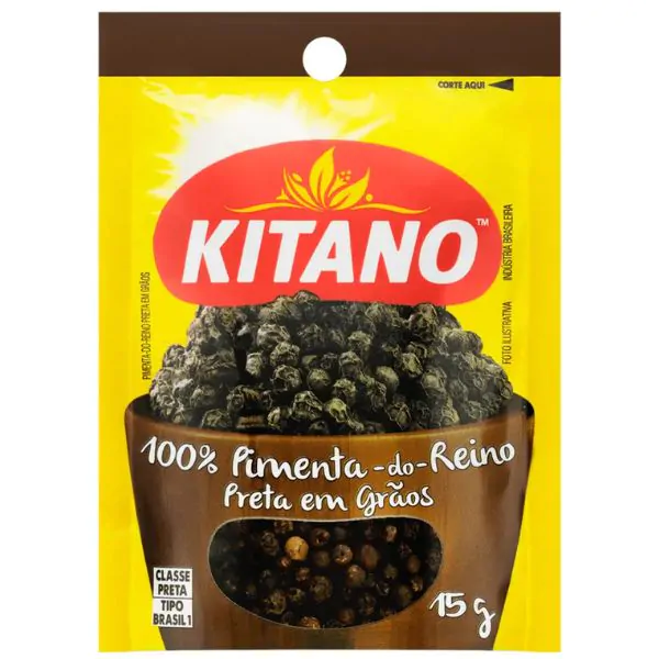 Pimenta do Reino Grãos Kitano - 15gr